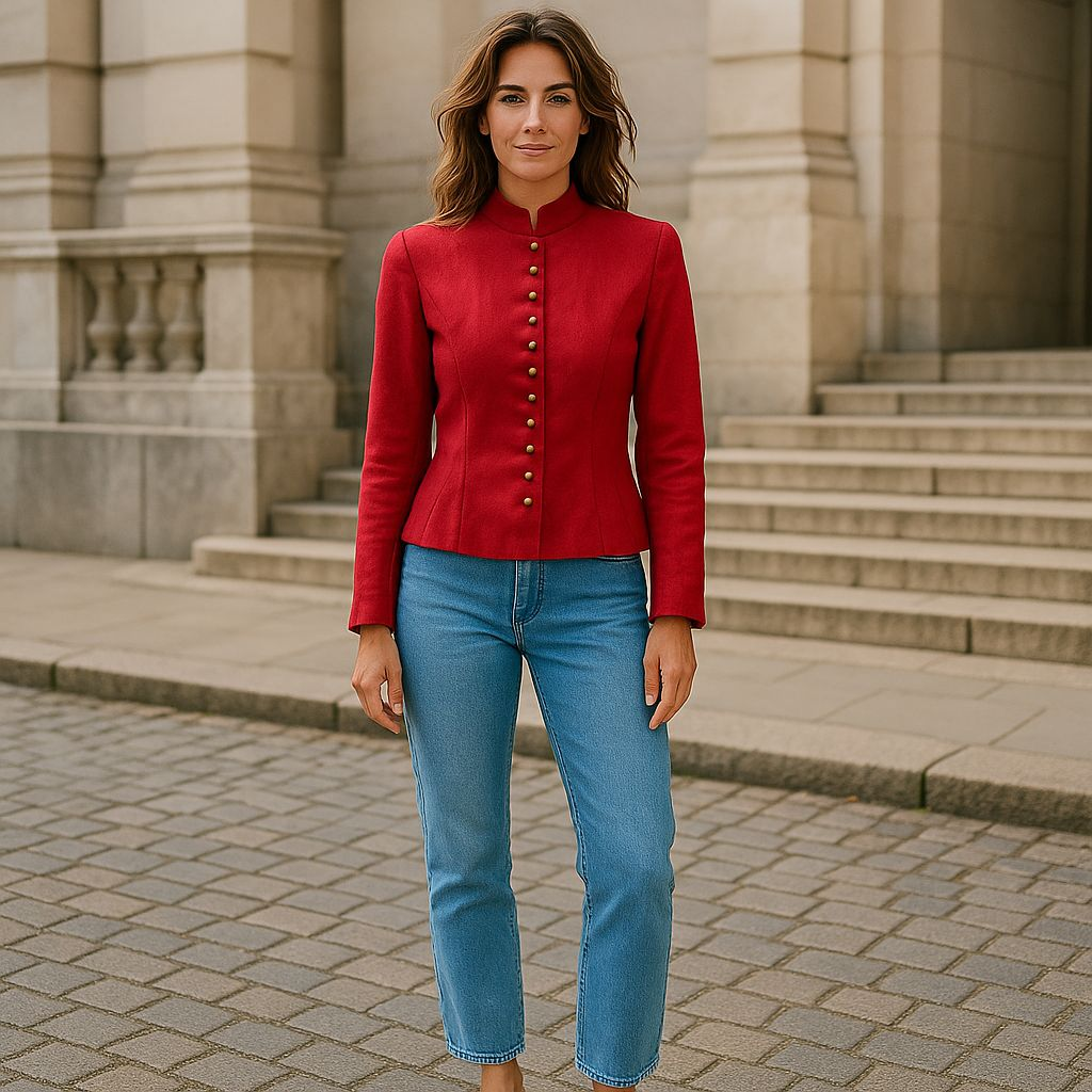 Ralph Lauren Vintage Rare Red Ridding style Jacket