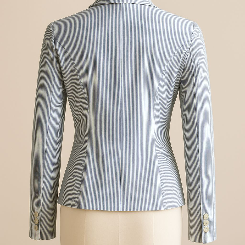 RALPH LAUREN PINSTIPED BLAZER